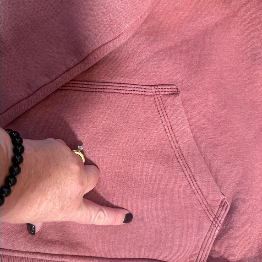 Carhartt Faded Rose Tint Midweight pullover Hoodie Sweatshirt Medium - Picture 9 of 9